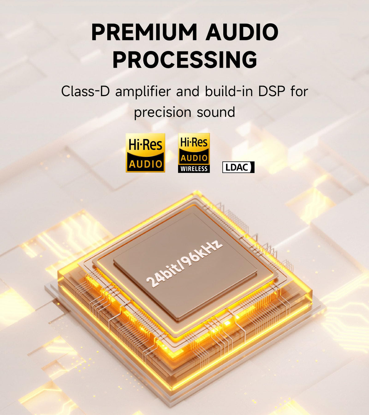 Edifier M60 Bluetooth 5.3 with LDAC enables high-resolution wireless streaming.