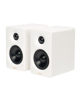 Edifier M60 compact desktop design for tidy, unobtrusive setups.