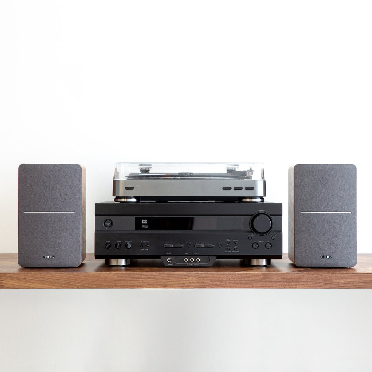 Edifier P12 room setup idea shows immersive audio in living space.