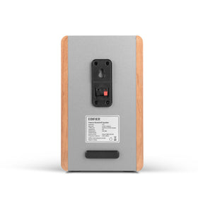 Edifier P12 wood-color enclosure adds warm aesthetics to a room.