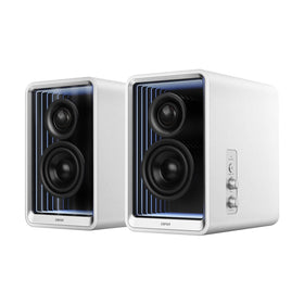 Edifier QR65 desktop monitor front view delivering premium audio for your workspace.