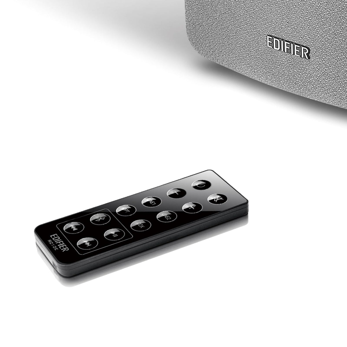 Edifier R1280DB in-use for music and movies with immersive sound.