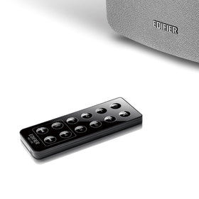 Edifier R1280DB in-use for music and movies with immersive sound.