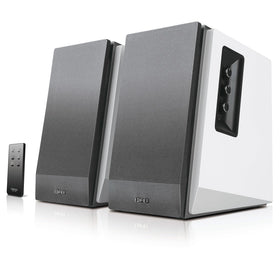 Edifier R1700BT front view with dual drivers for balanced stereo.