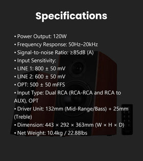 Edifier R2000DB wood room setup example for near-field monitoring in a living space