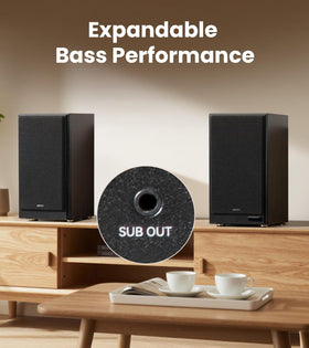 Edifier R2750DB MKII Bluetooth 6.0 with LDAC enables wireless listening.