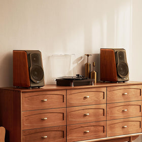 Edifier S1000W Wi-Fi setup scene emphasizes seamless multi-room streaming