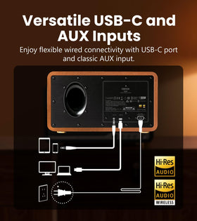 Edifier S300 app-assisted left-right stereo pairing for immersive listening.