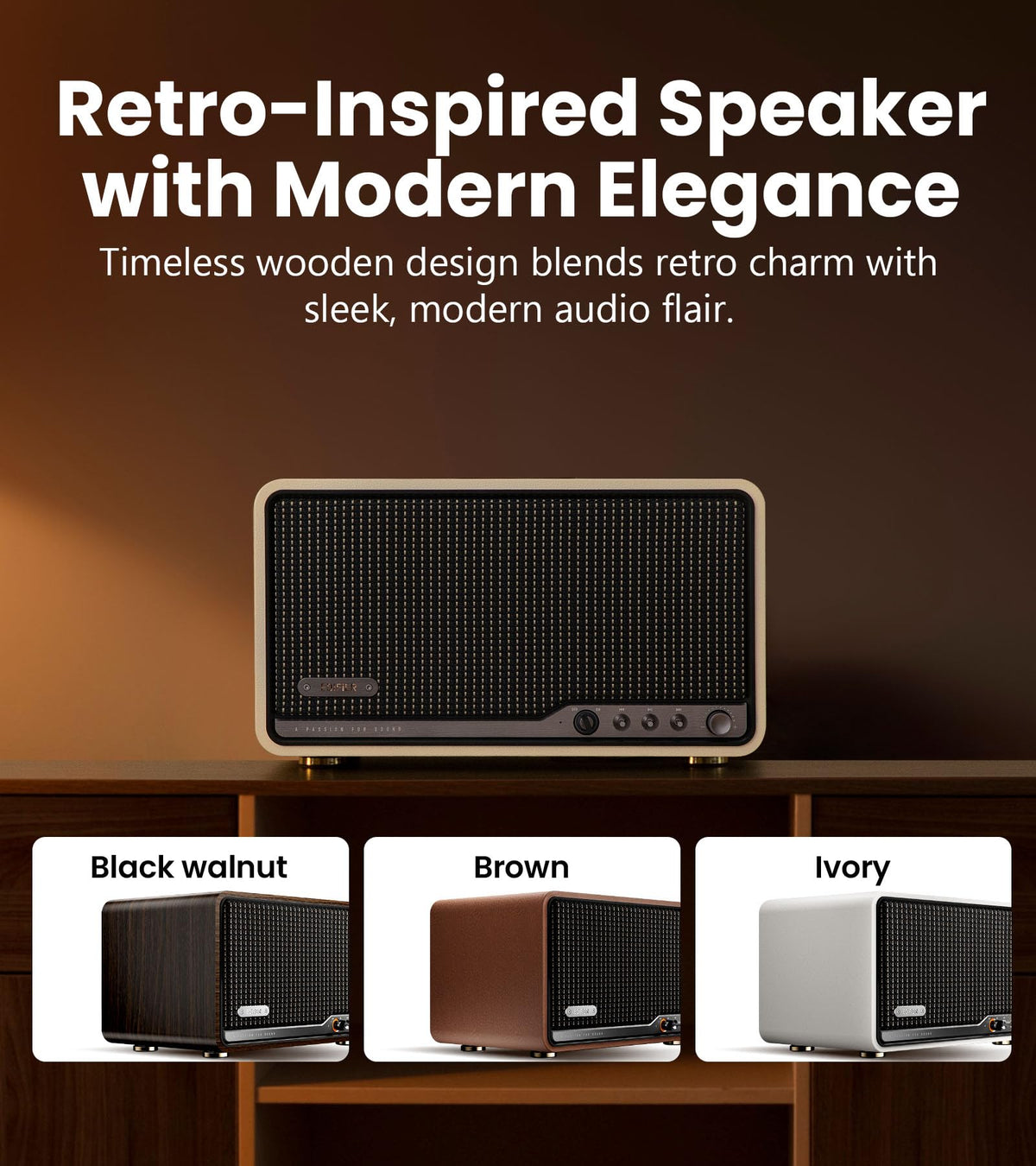 Edifier S300 top view emphasizes driver layout for detailed sound.