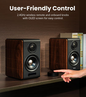 Edifier S880DB MKII subwoofer output allows extended low-end without distortion.