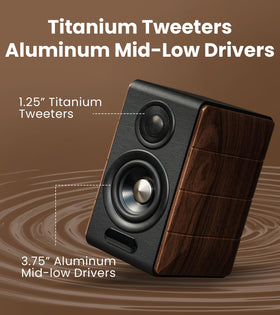 Edifier S880DB MKII woofer detail shows robust aluminum mid-bass for confident rhythm.