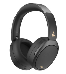 Edifier W80 headphones with hybrid ANC blocks noise for focused listening.