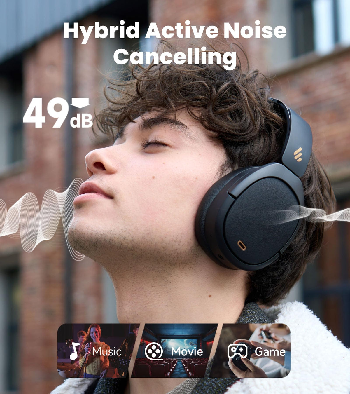 Edifier W80 LDAC Hi-Res delivers richer wireless detail.