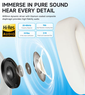 Edifier earcup close-up highlighting plush pad comfort for long wear