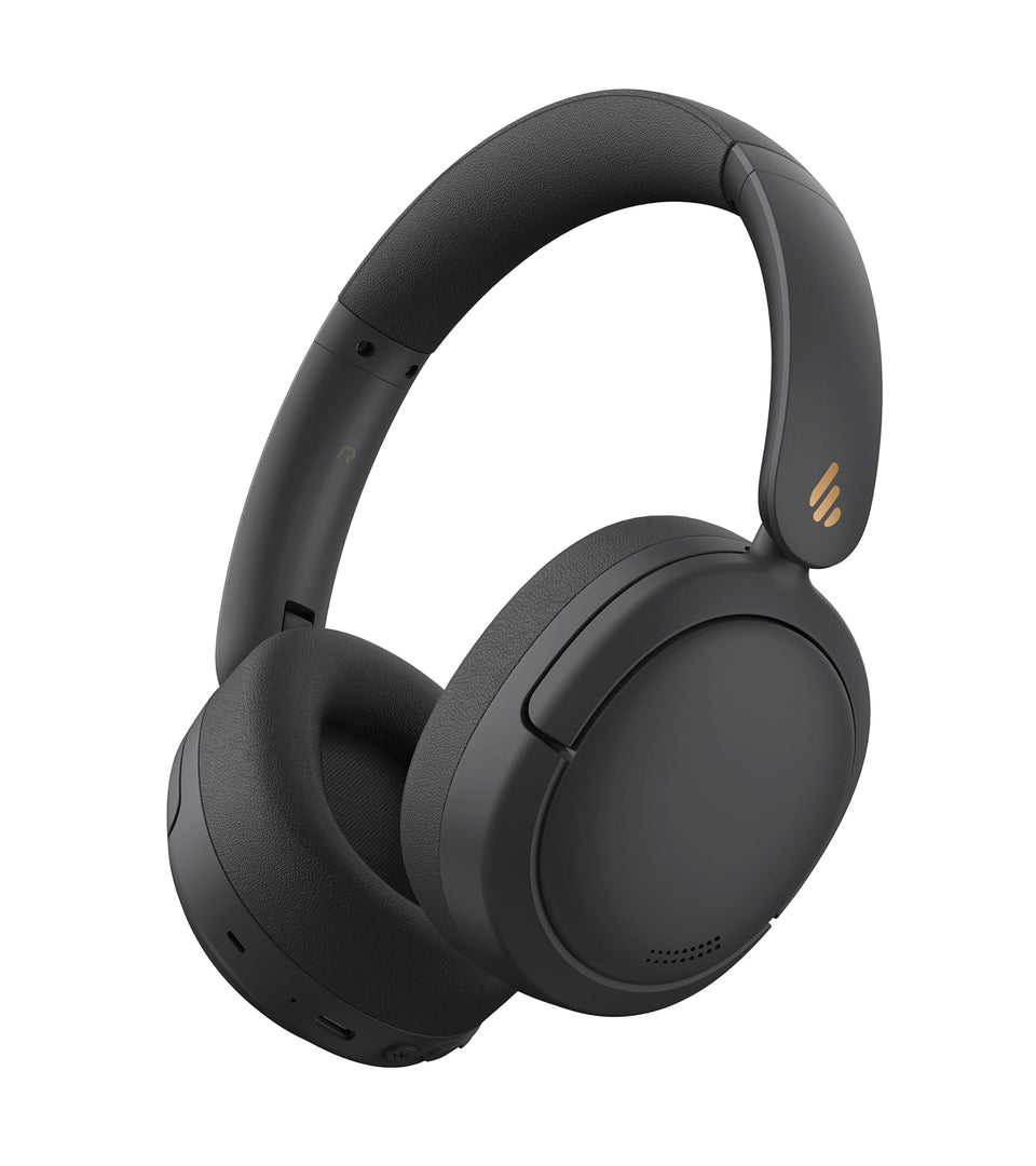 Edifier front view showing sleek design and immediate noise isolation benefit
