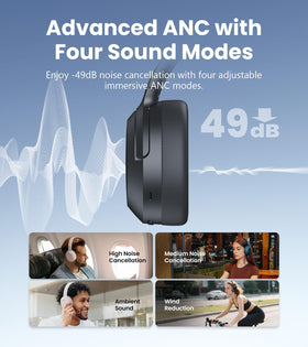Edifier W820NB Plus Gen 2 ANC modes in use for quiet spaces.