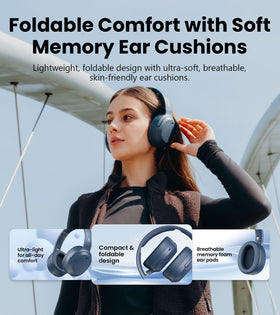 Edifier W820NB Plus navy case included for protection.
