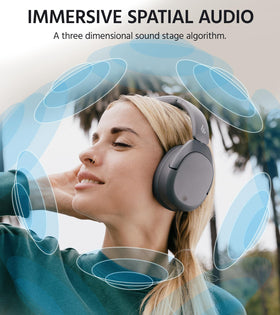 Edifier W830NB -45dB ANC reduces ambient noise for focused listening.