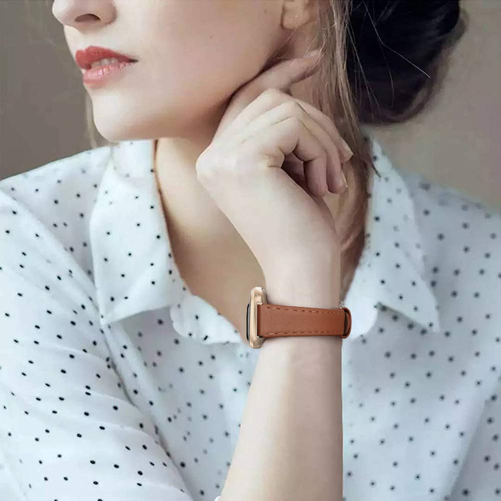 EDIMENS pin-and-tuck closure strap keeps watch snug and tidy.