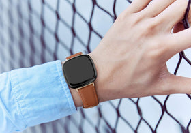 EDIMENS upgraded clasp leather band ensures secure, quick installation.