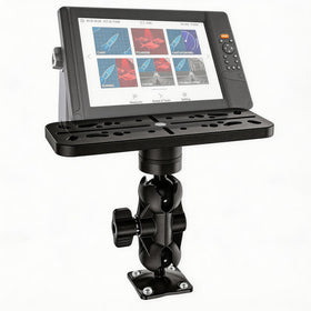 EDSRDPLT fish finder mount base offering 360° rotation for precise on-water viewing