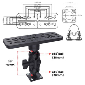 EDSRDPLT marine-grade composite bracket provides lightweight, durable support