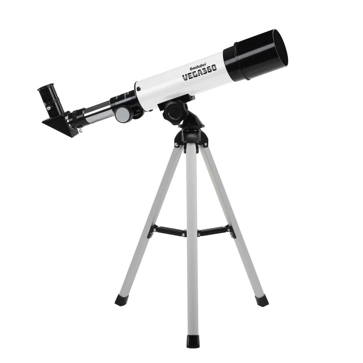 Educational Insights GeoSafari Vega 360 telescope front view with 50 mm lens ideal for beginners