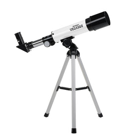 Educational Insights GeoSafari Vega 360 telescope front view with 50 mm lens ideal for beginners