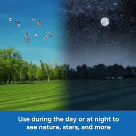 Educational Insights Vega 360 objective lens close-up for crisp earth and moon viewing