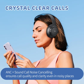 Eduiosma active noise cancelling headphones lightweight design for easy daily carry.