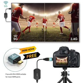 EDUP receiver connected to TV HDMI port delivering stable video and simplified cable-free setup