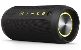 EDUPLINK IPX7 waterproof front speaker with 20W stereo for showers and pools.