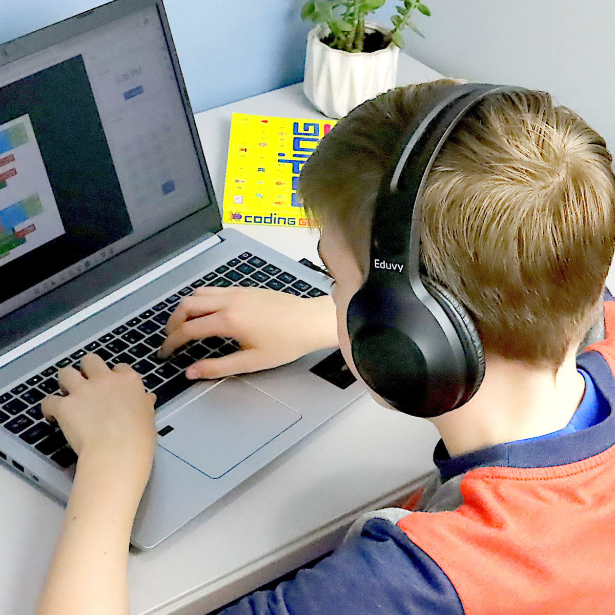 Eduvy 12-pack for schools accelerates easy distribution in labs.