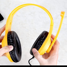 Eduvy 24-pack mixed-color headphones for labs and libraries