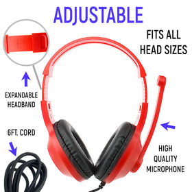 Eduvy durable USB-C headphones with reinforced cord