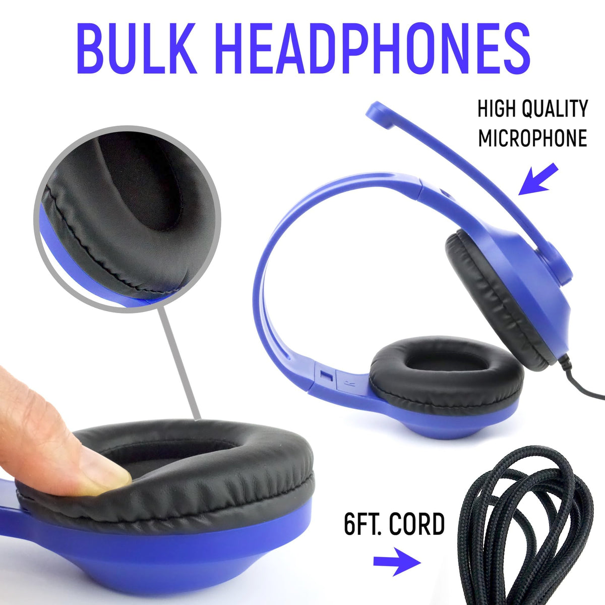 Eduvy Edspired heavy-duty build headphones designed for daily school use.