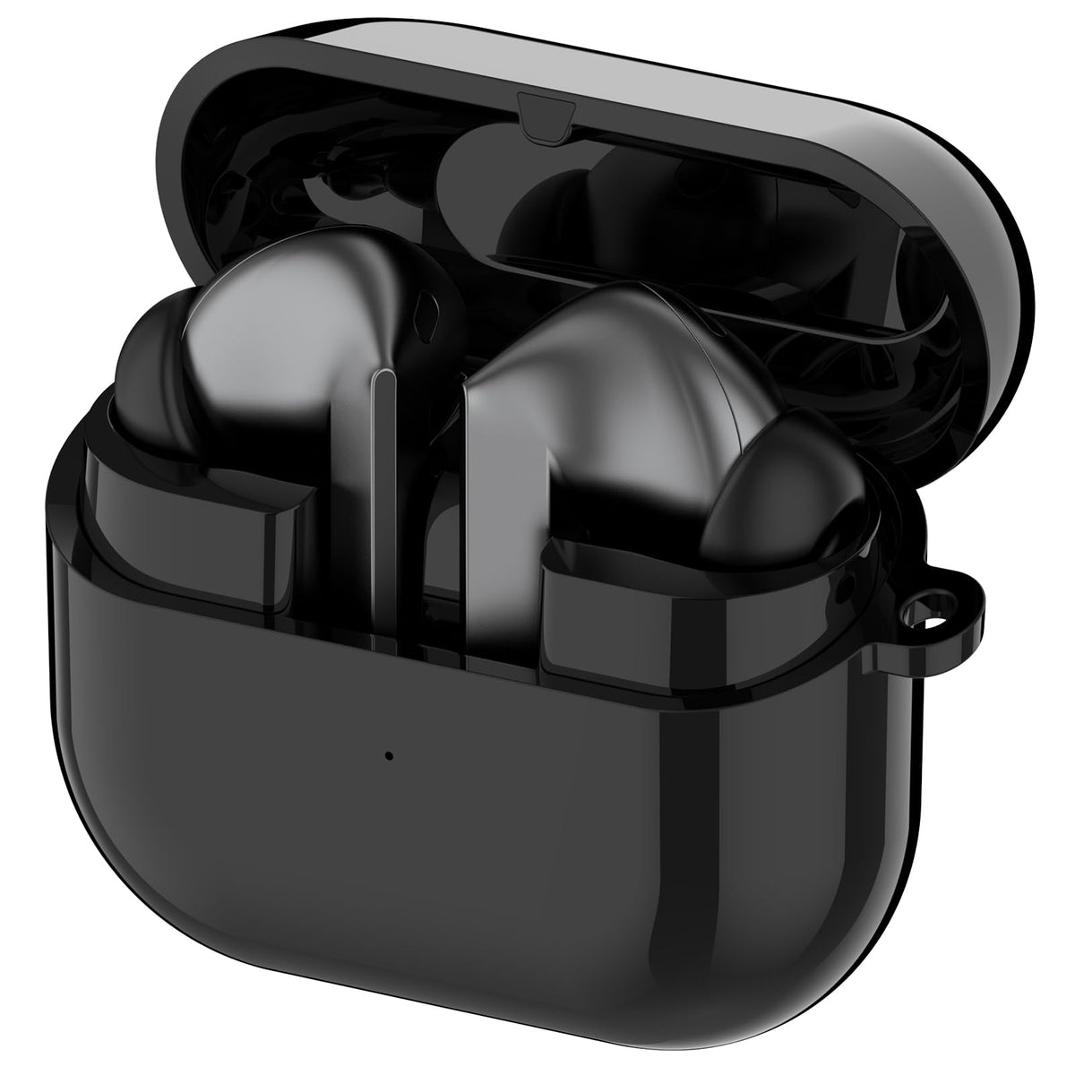 E ECSEM Buds 3 Pro charging case front view for on-the-go charging.