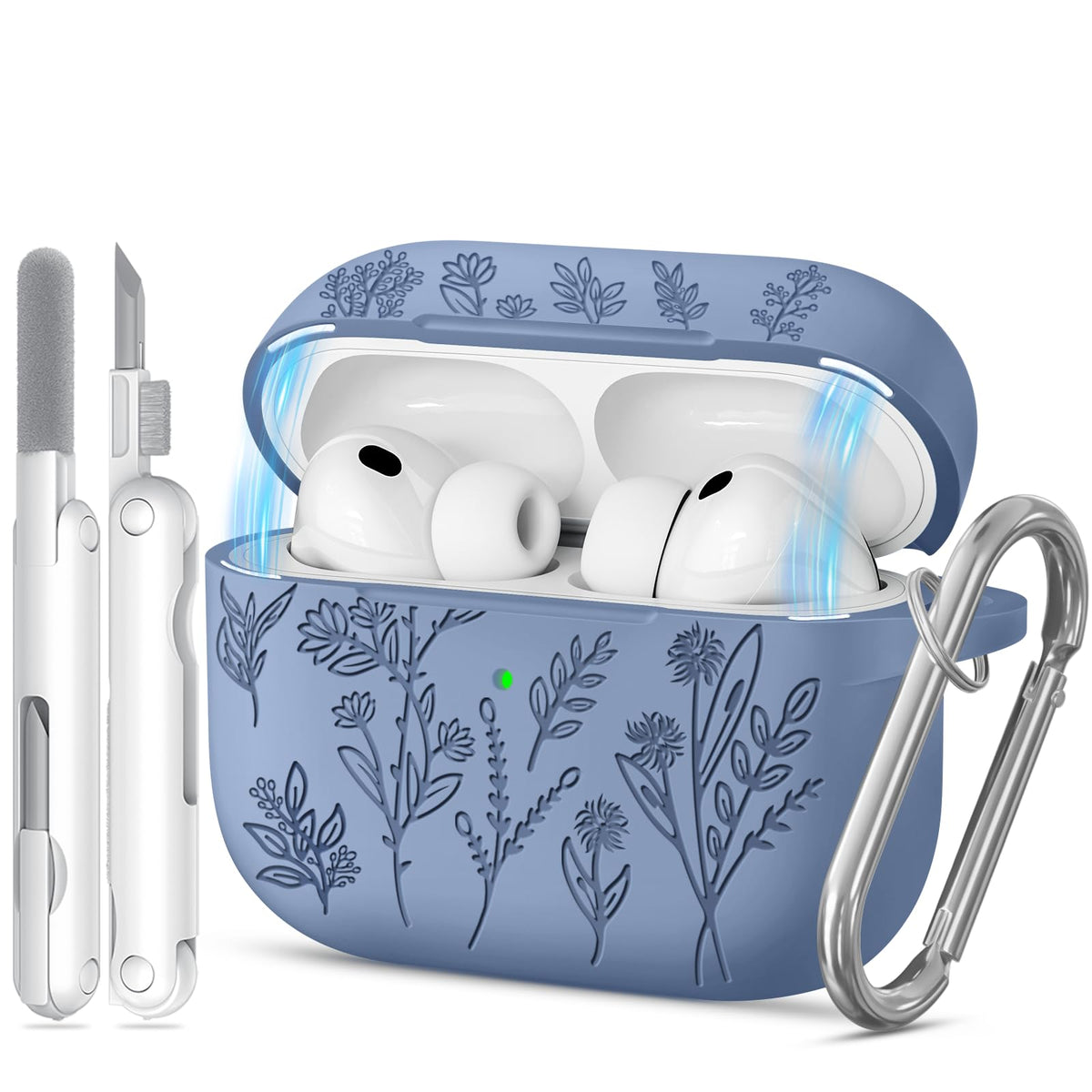 Eekonpft AirPods Pro 3 case with magnetic lid keeps buds secure on the go.