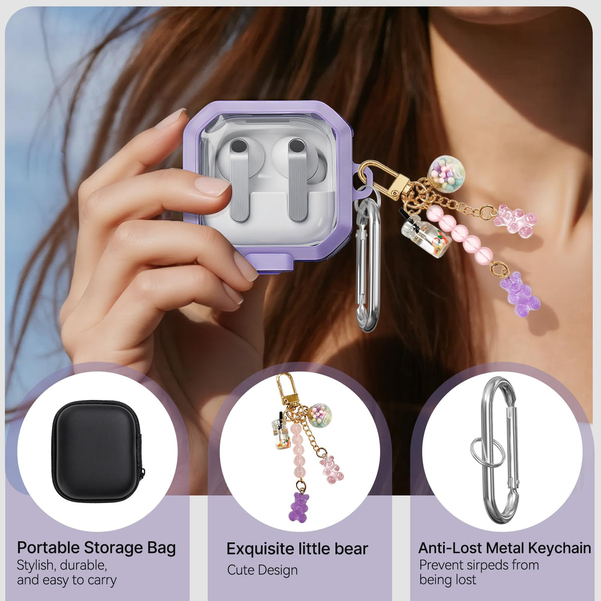 Eekonpft cleaning kit helps deep clean crevices and charging case.