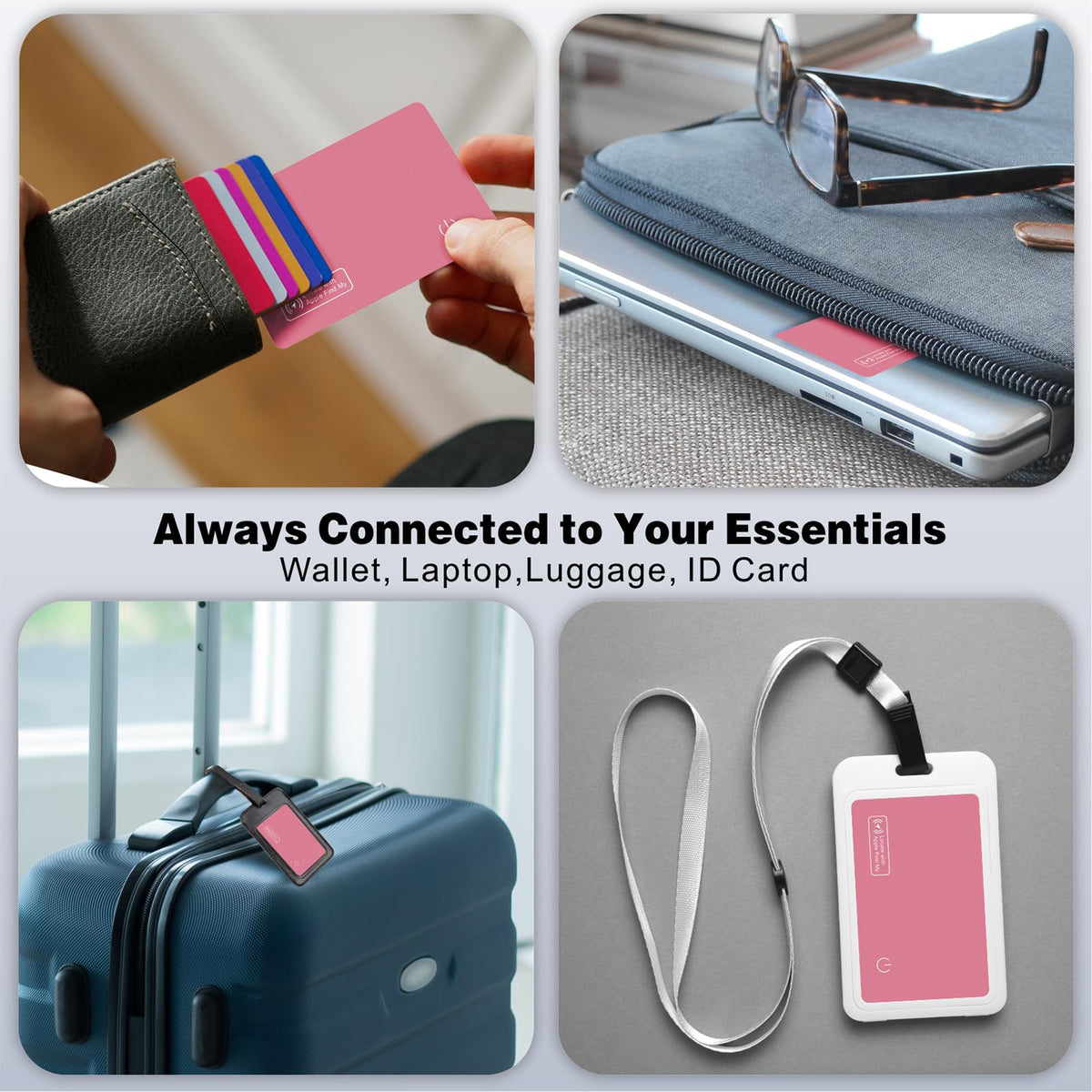 Eelexa in travel scene with passport and bag showing peace of mind