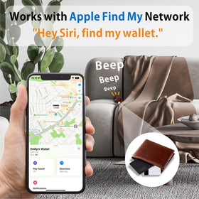 Eelexa Wallet Tracker Card shared with up to 5 users on iOS 17.