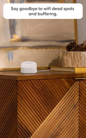 eero 6+ with 160 MHz bandwidth boost for smoother multi-device use.
