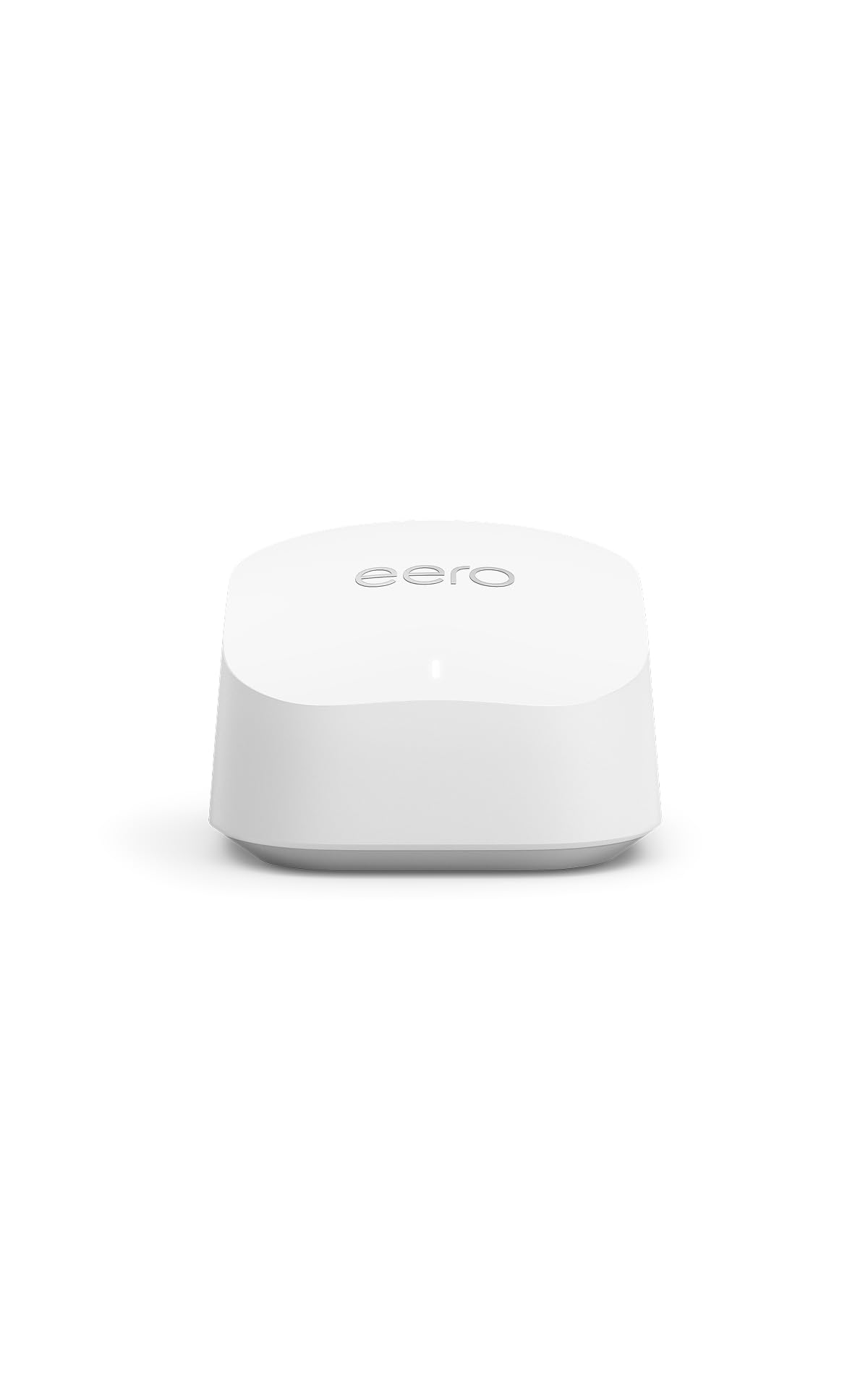 eero 6+ gateway delivering gigabit wifi for fast home streaming.