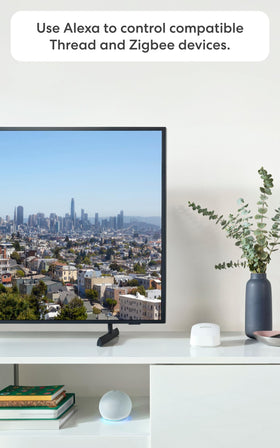 eero 6+ built-in smart home hub connects Thread and Zigbee devices.