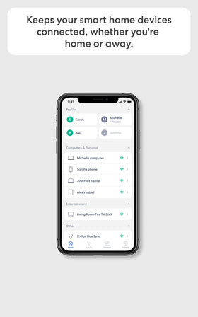 eero 6+ TrueMesh layout reduces dead spots across 1,500 sq ft.