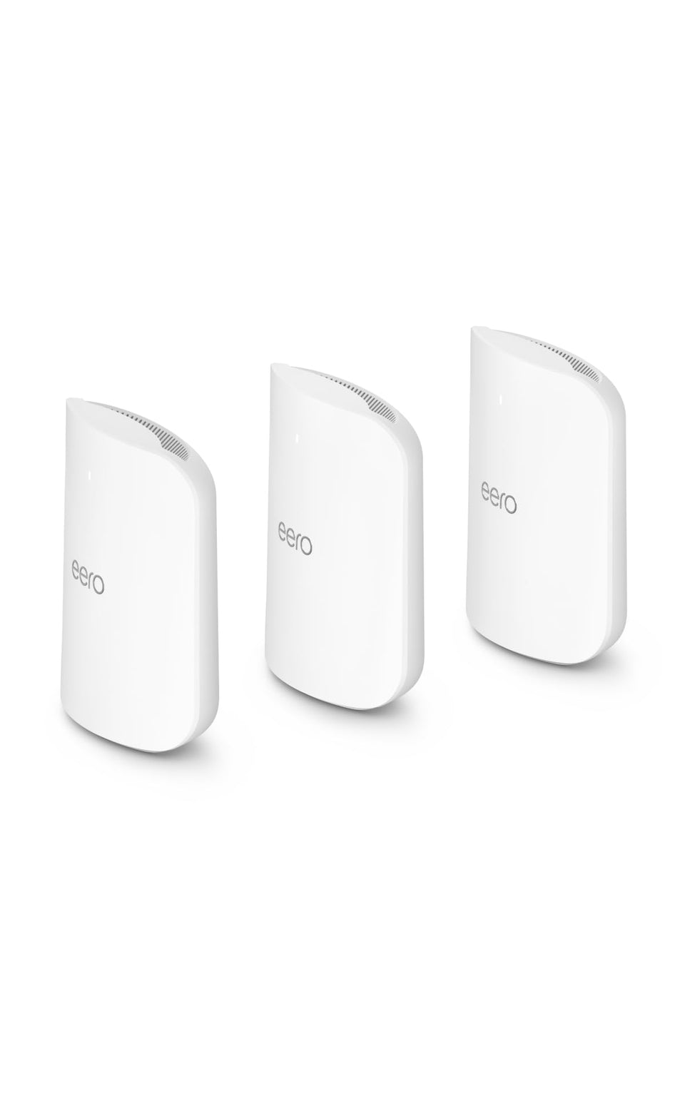 eero Max 7 router front view for fast streaming and gaming in busy homes.