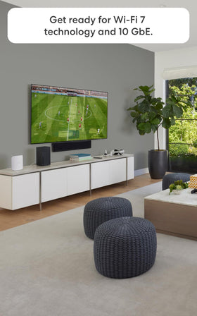 eero Max 7 rear ports enabling multi-gig wired connections
