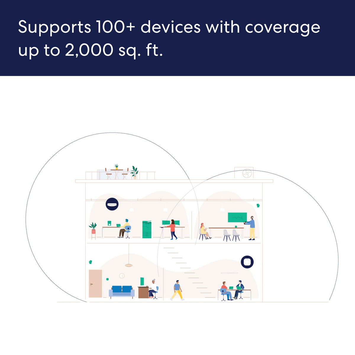 eero PoE 6 PoE power connection enabling clean, centralized installation