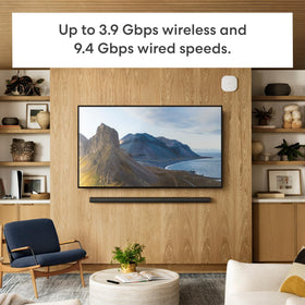 eero PoE 7 coverage graph visualizing expansive reach up to 2,000 sq ft