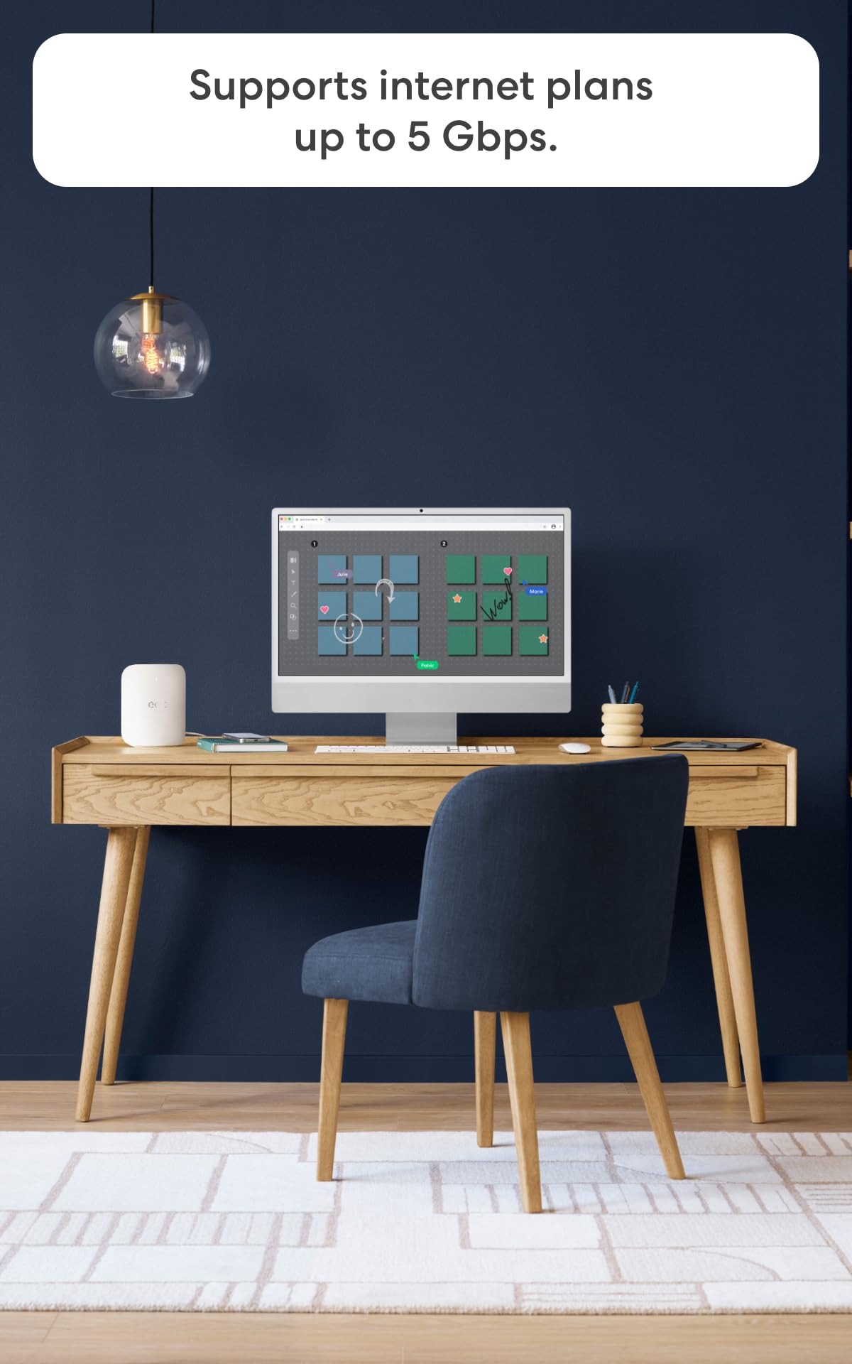 Diagram showing compatibility with Echo devices for smart home setup.